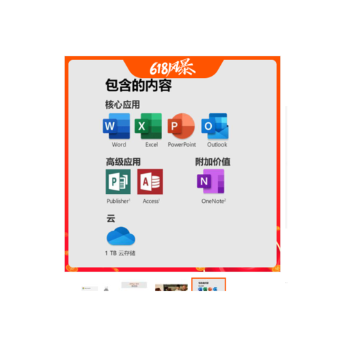 office365家庭版激活密钥年度订阅6账号共享跨设备使用电脑软件